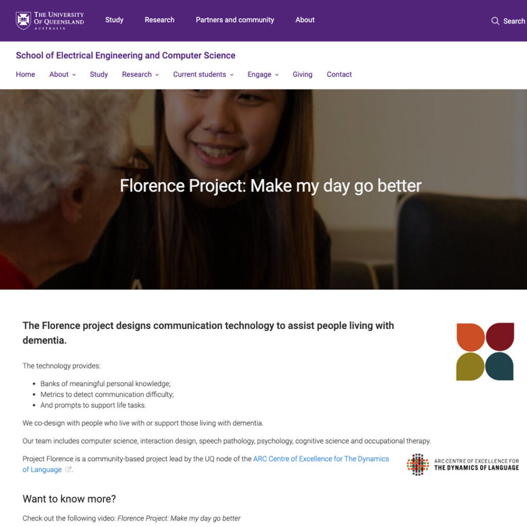 Florence Project website image